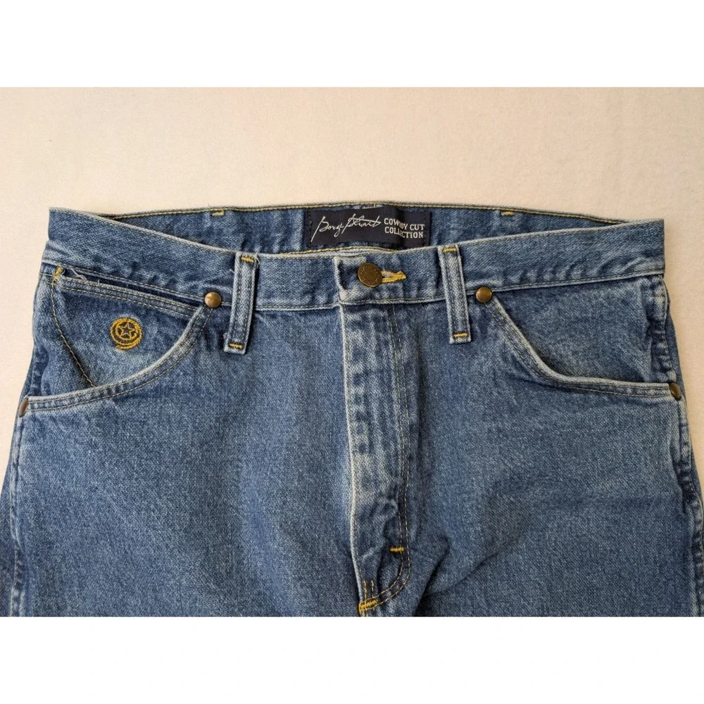Wrangler George Strait Cowboy Cut Jeans 31 X 32 Blue Denim Straight Leg